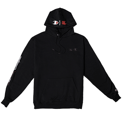 Champion Powerblend Fleece Hoodie - Black