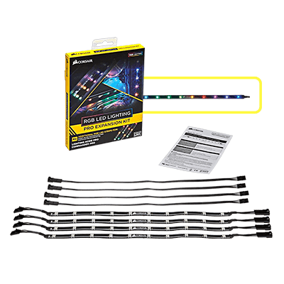 Corsair RGB LED Lighting PRO Expansion Kit - Case Lighting