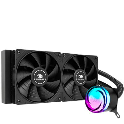 iBUYPOWER AW4 240mm ARGB Liquid Cooler - Black