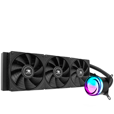 iBUYPOWER AW4 360mm ARGB Liquid Cooler - Black