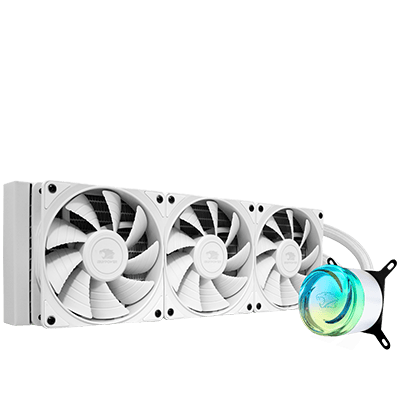 iBUYPOWER AW4 360mm ARGB Liquid Cooler - White