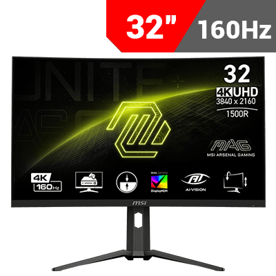 [3840 x 2160] MSI MAG 321CUP Curved Gaming Monitor