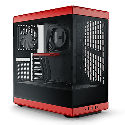 HYTE Y40 Gaming Case - Black Cherry