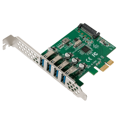 PCI-Express USB 3.0 Expansion Card (4 x External Ports)