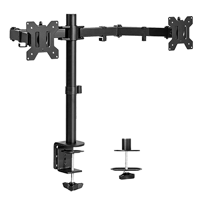 VIVO Dual Monitor Desk Mount - Black